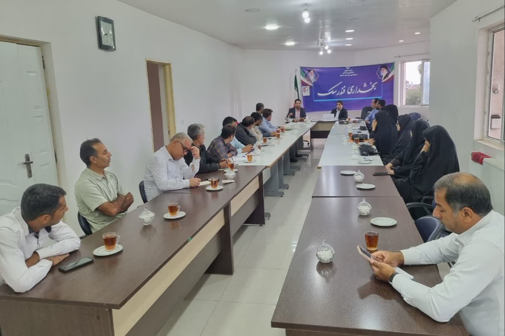  برگزاری آموزش تئوری و عملی دهیاران بخش فندرسک شهرستان رامیان در راستای مدیریت شرایط اضطراری  