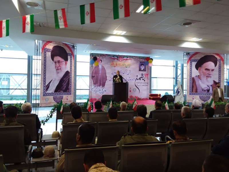 حضور مدیرعامل و اعضای پایگاه بسیج گاز گلستان  در مراسم استقبال نمادین از ورود تاریخی حضرت امام خمینی (ره)