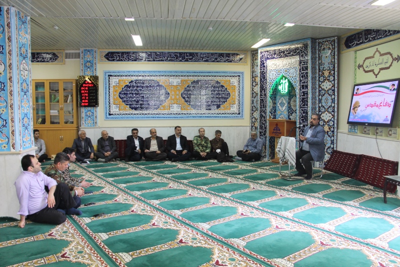 برگزاری مراسم گرامیداشت هفته دفاع مقدس در شرکت گاز استان گلستان